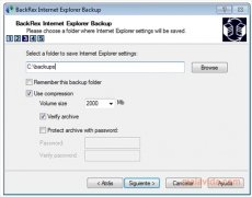 BackRex Internet Explorer Backup imagen 2 Thumbnail