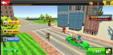 Bee Robot Car Transformation Game imagem 2 Thumbnail