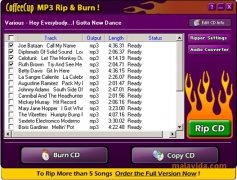 CoffeeCup MP3 Rip & Burn imagen 1 Thumbnail