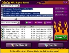 CoffeeCup MP3 Rip & Burn imagen 2 Thumbnail