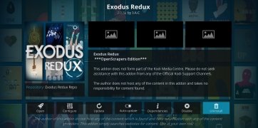 exodus redux no stream available