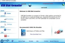 KORO USB Disk Formatter imagen 1 Thumbnail