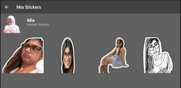 Mia Khalifa Stickers for WhatsApp image 3 Thumbnail