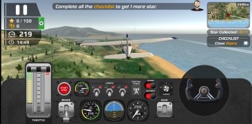 Simulador piloto de voo de avião imagem 9 Thumbnail