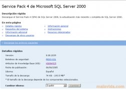 SQL Server 2000 SP4 imagen 2 Thumbnail