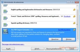 install openoffice extensions windows 10