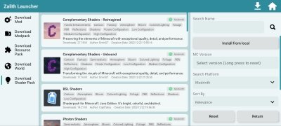 Zalith Launcher image 11 Thumbnail