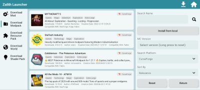 Zalith Launcher image 13 Thumbnail