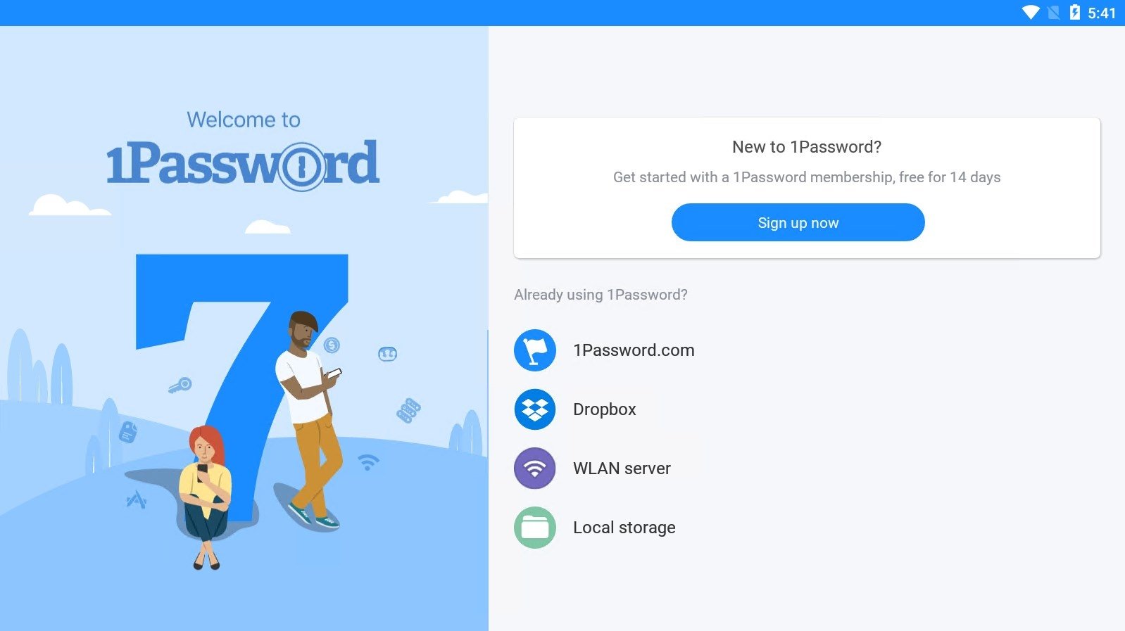 1password android