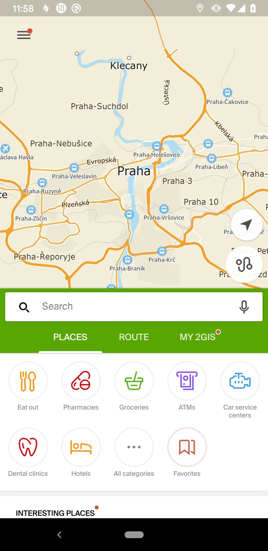 2GIS: directory & navigator Android