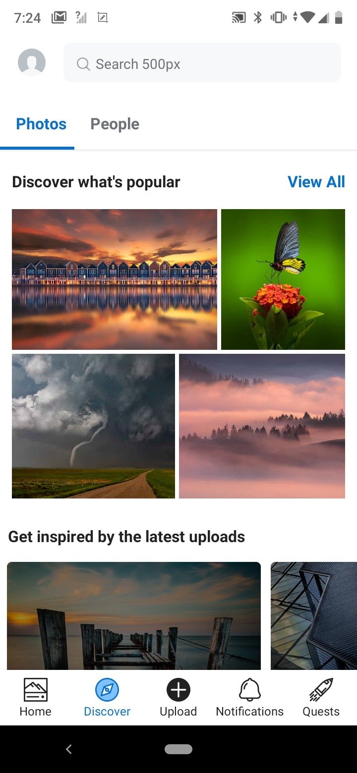 500px for Android