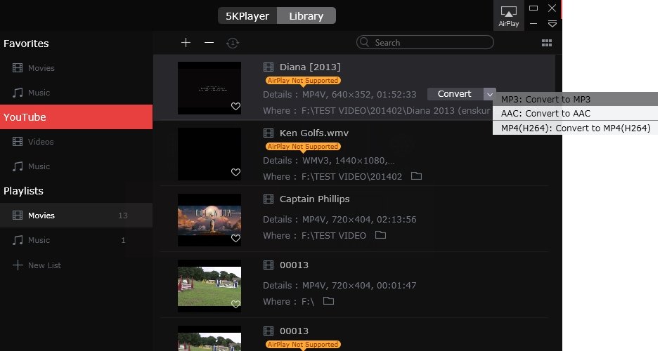 media player for mac with airplay