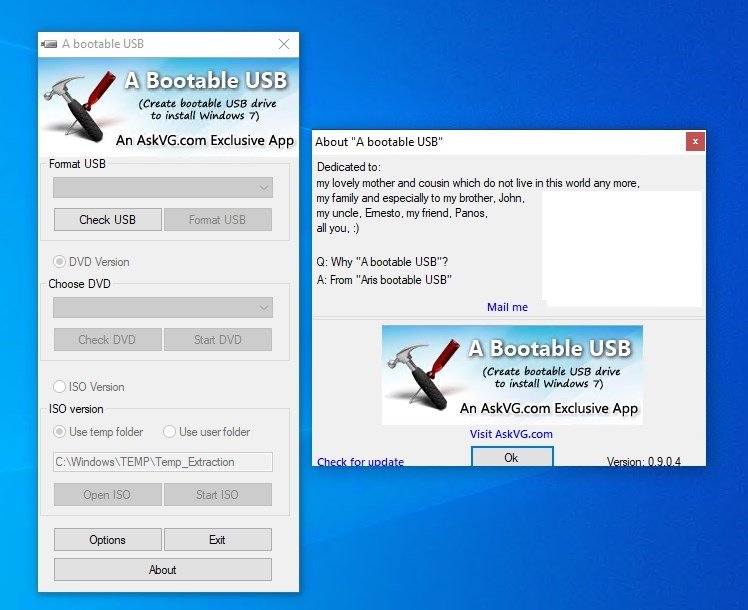 free software to make bootable usb