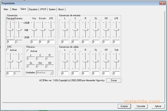 free setup ac3 filter download