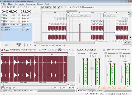 acid pro 8 midi editor