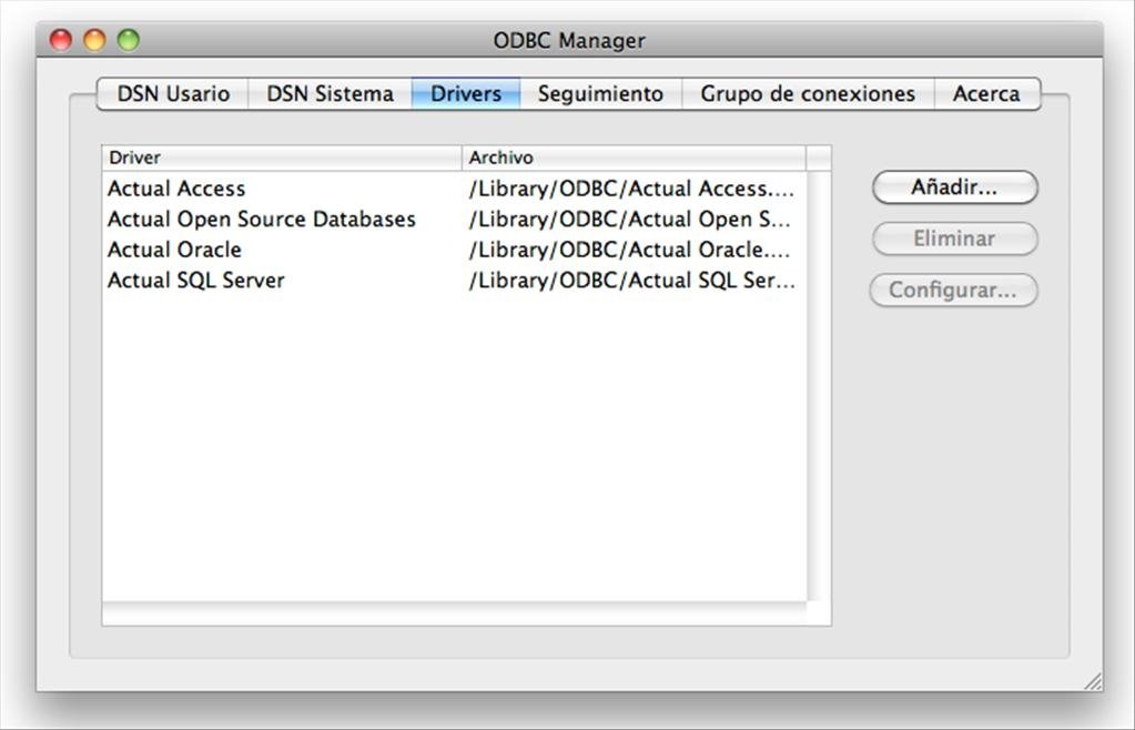 installing odbc manager mac