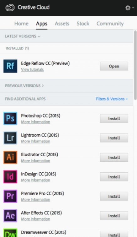 adobe creative cloud download mac