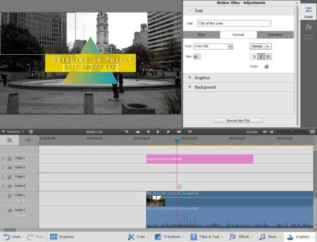 adobe premiere elements templates