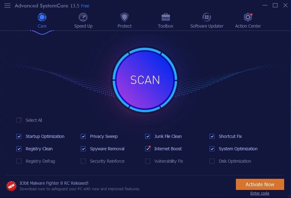 Download Free Advanced SystemCare Free 14.4.0.275 - Download for PC Free