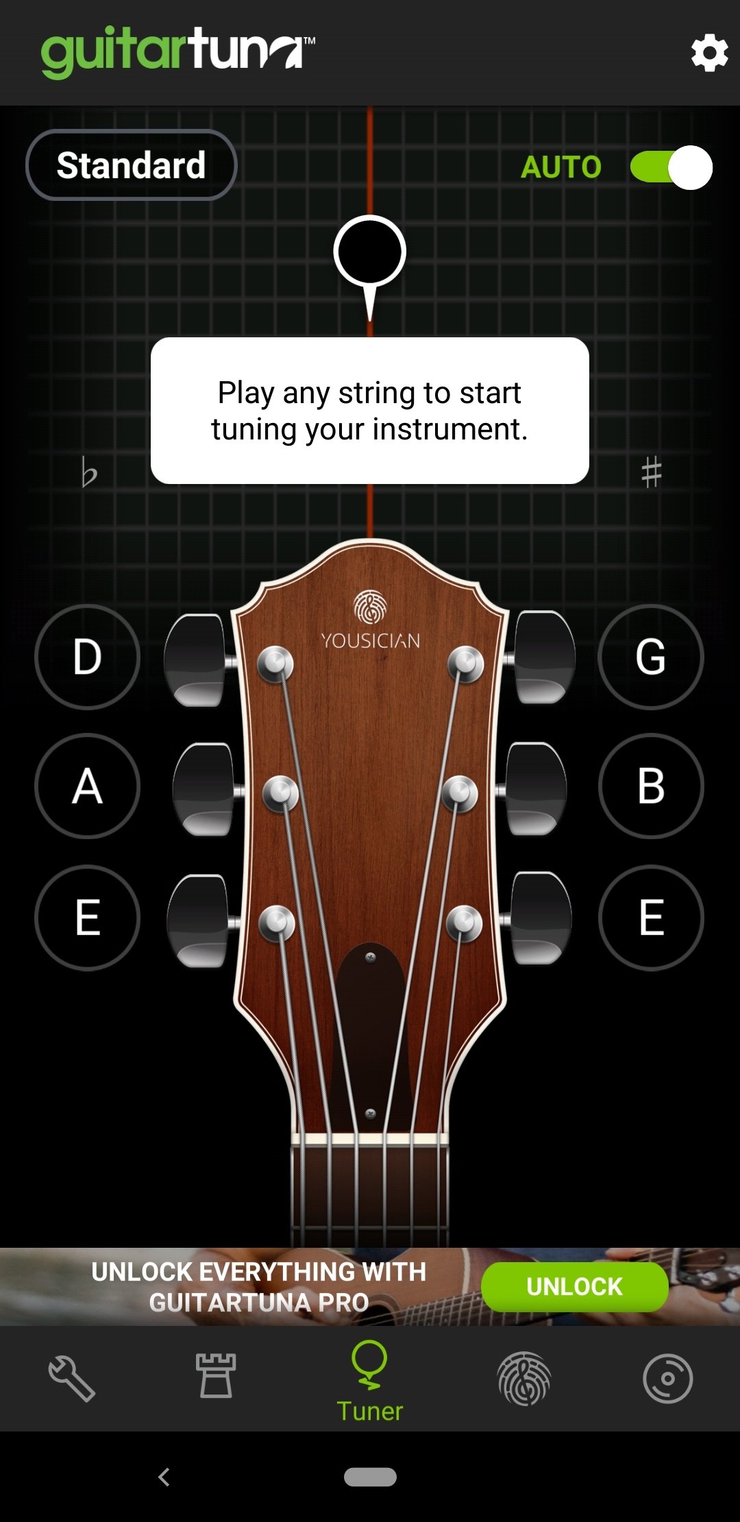 Télécharger Accordeur guitares GuitarTuna 7.6 APK pour Android Gratuit