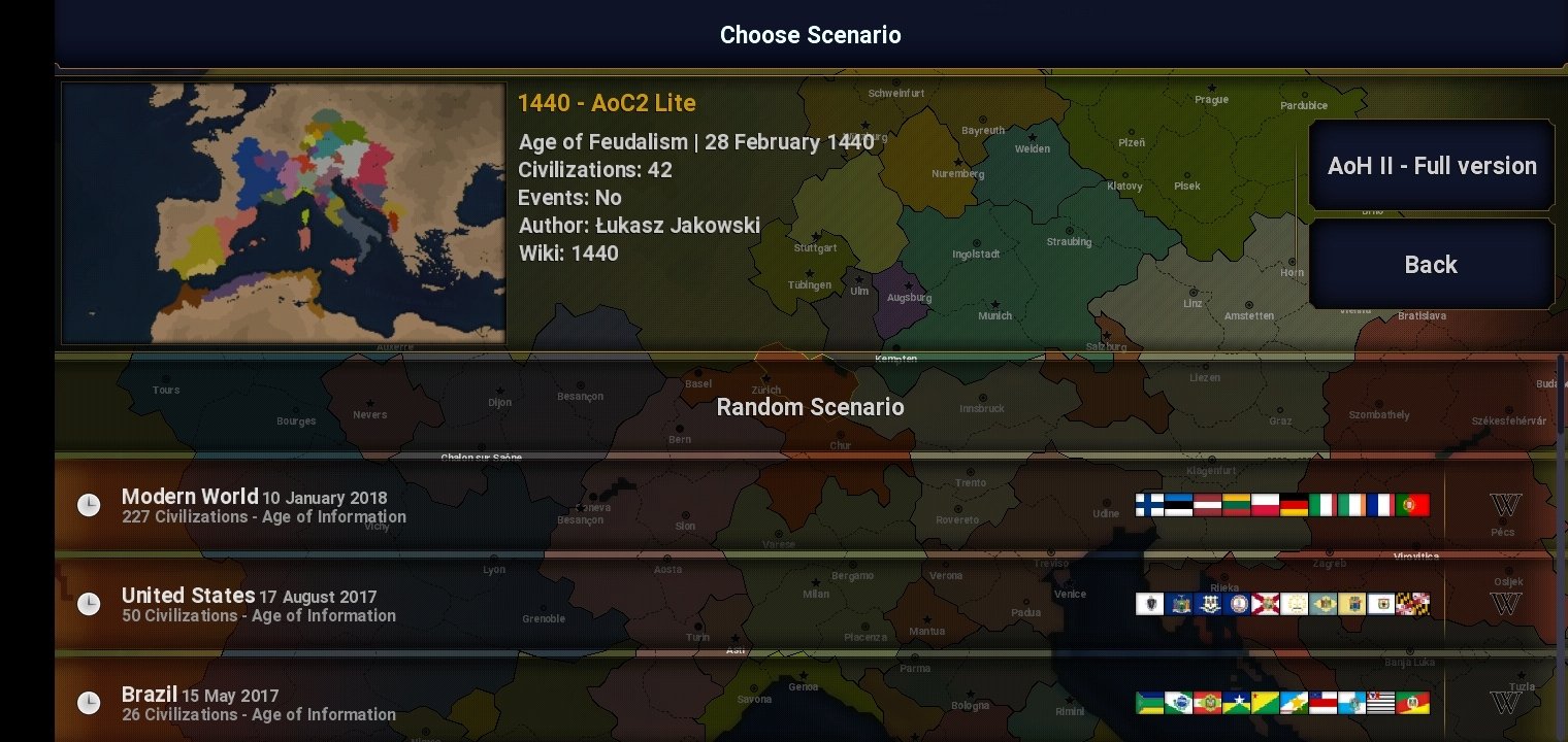 Age of History II 1.0592_LITE - Скачать для Android APK бесплатно