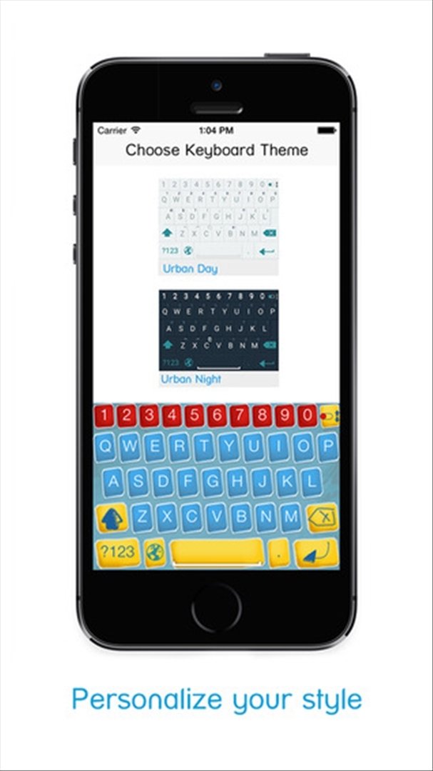 download style set keyboard iphone