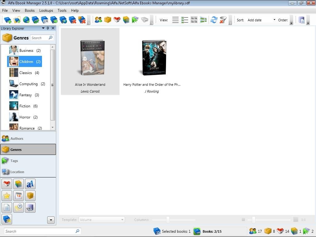 Alfa eBooks Manager Pro 8.6.14.1 for mac instal free