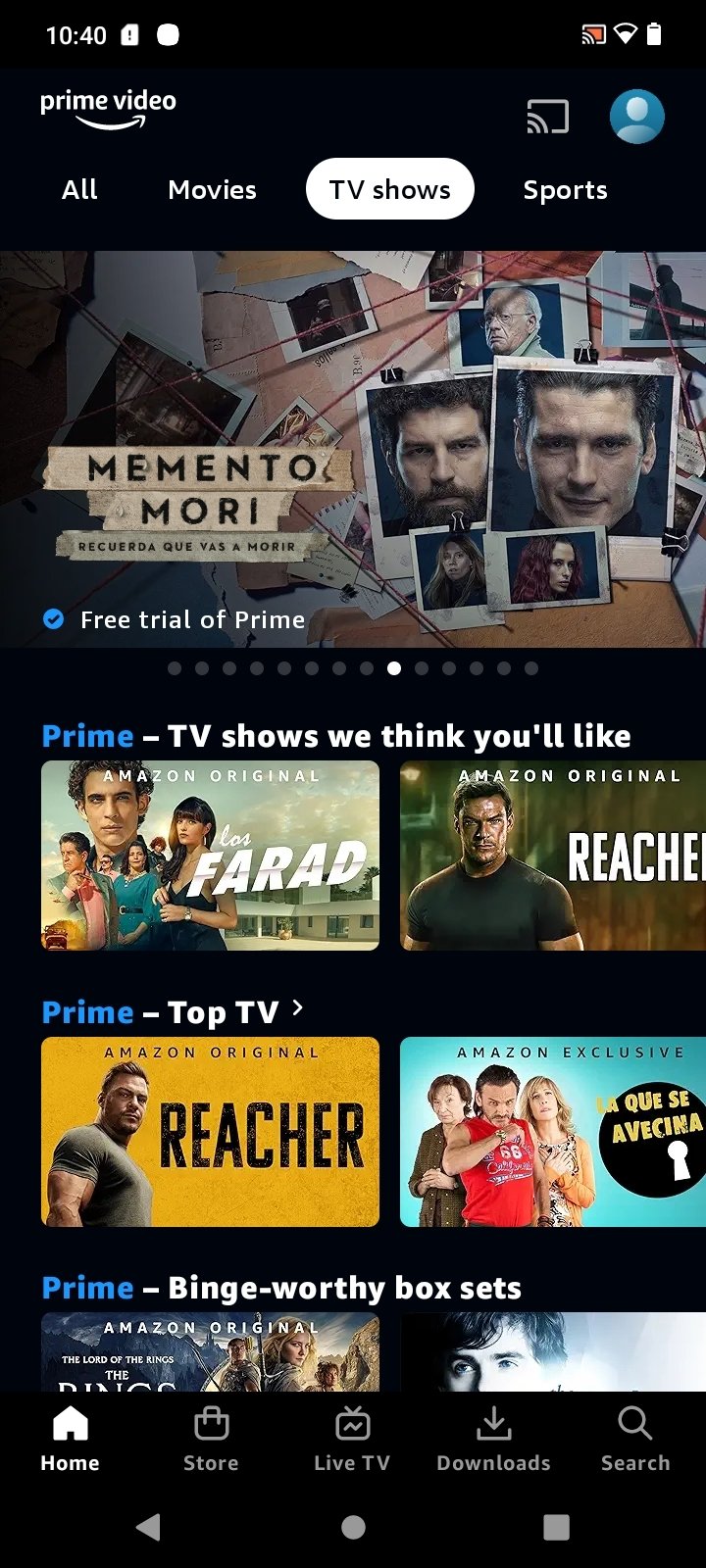 Amazon Prime Video 3.0.371.157 - Скачать для Android APK бесплатно