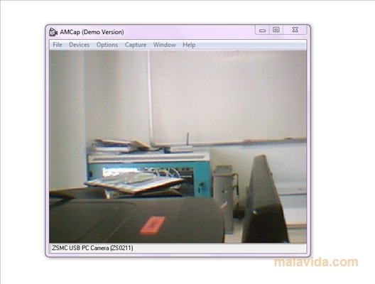 Программа amcap для просмотра и захвата изображения с камеры