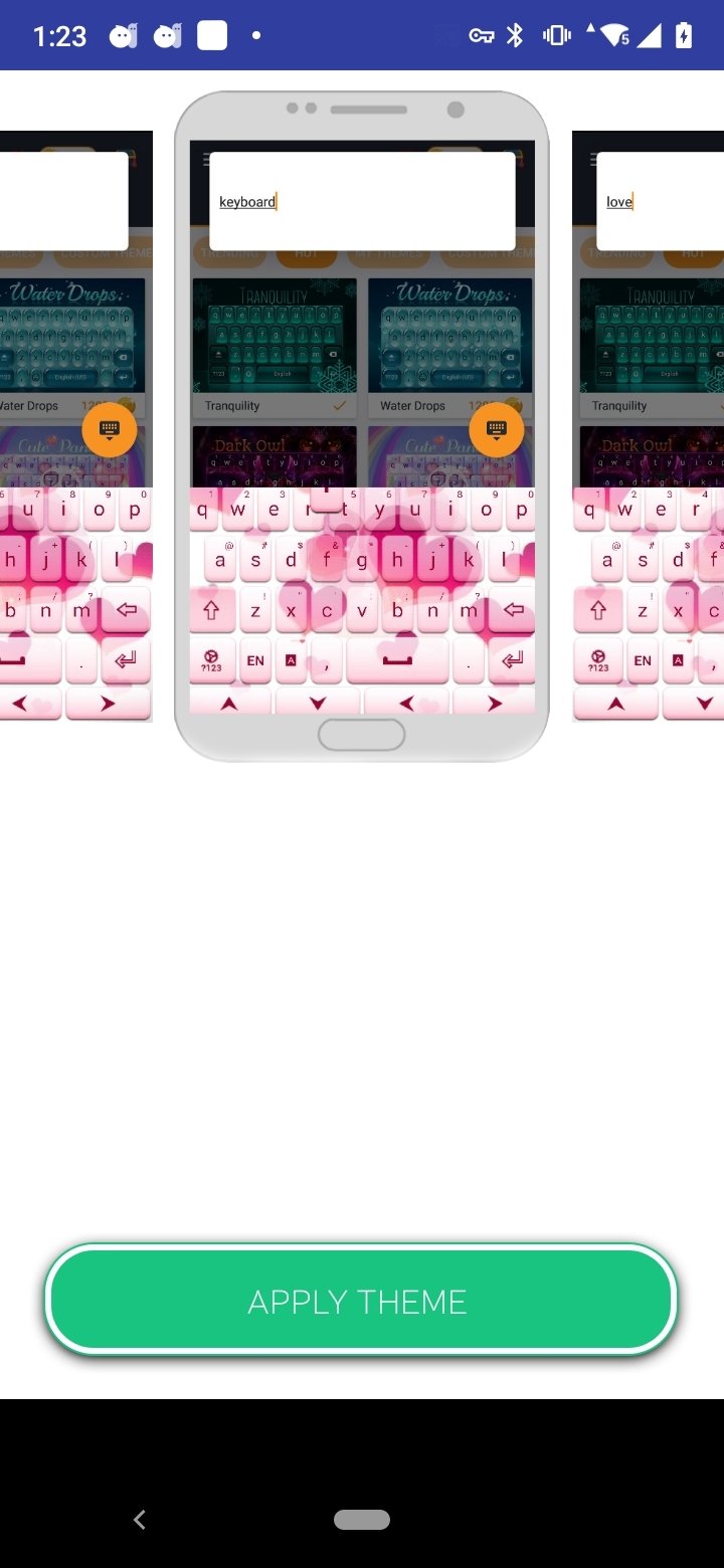 Pink Love Keyboard Free Android 