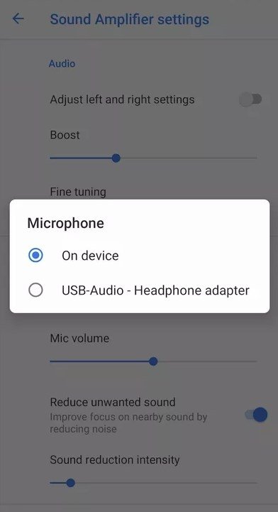 Sound Amplifier Android