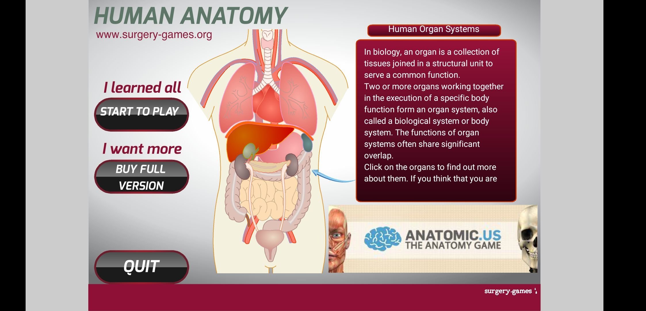 Human Anatomy Android