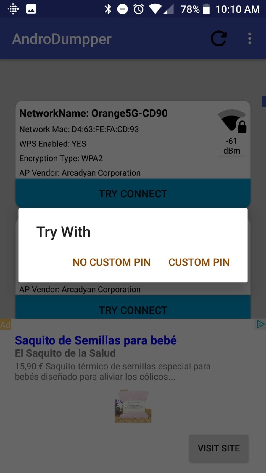 how to connect to wps android 4.1