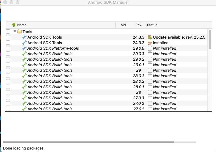 android sdk location mac