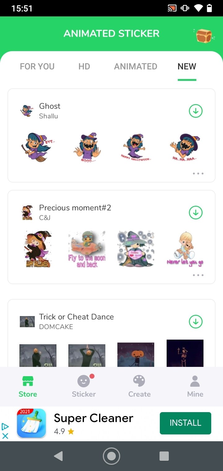 How to add Animated Stickers from GIF to WhatsApp by Animated Sticker Maker  