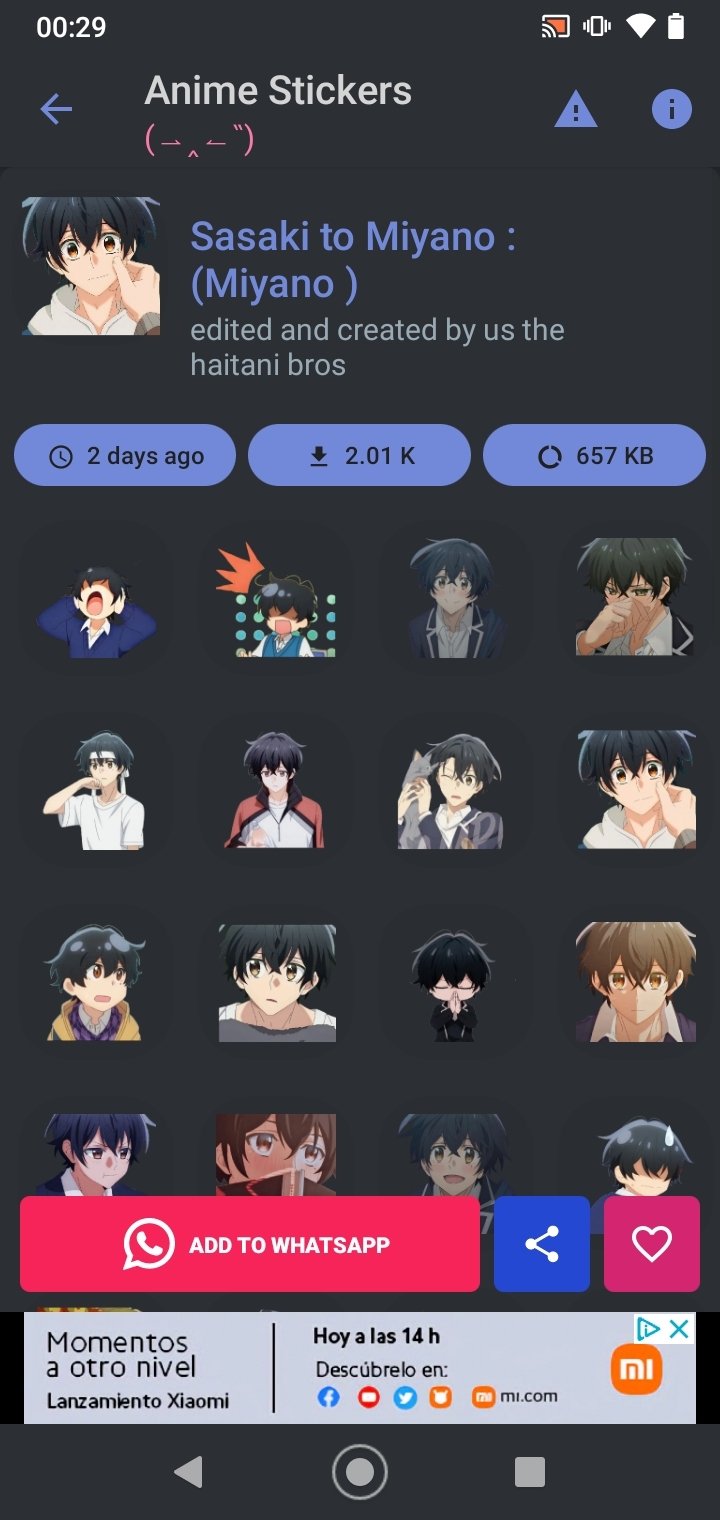 Download Anime Stickers for Whatsapp 2.10.0 for Android 