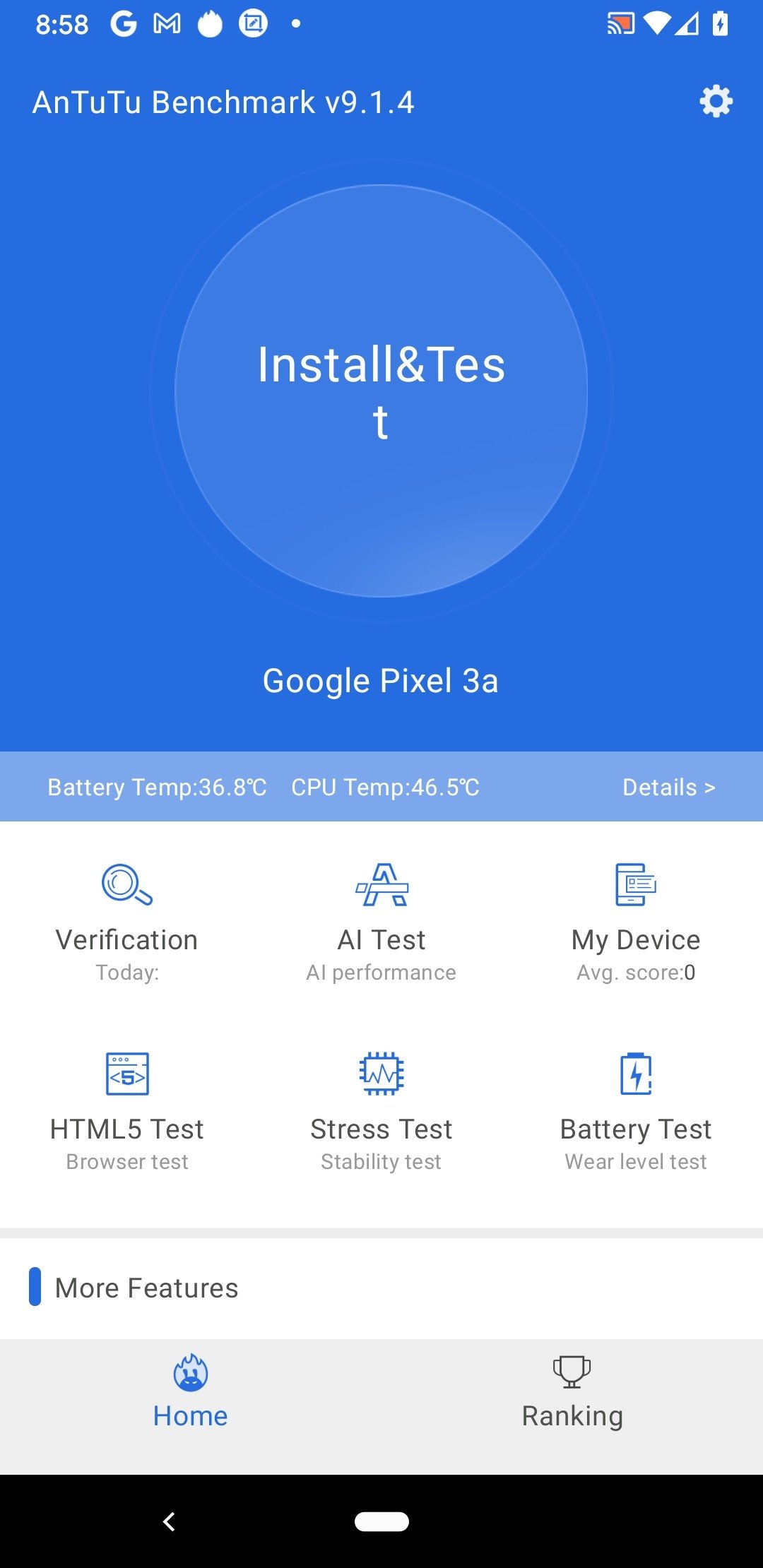 antutu benchmark v6.0