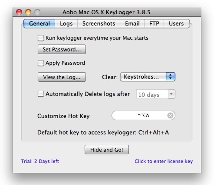 free keylogger for mac