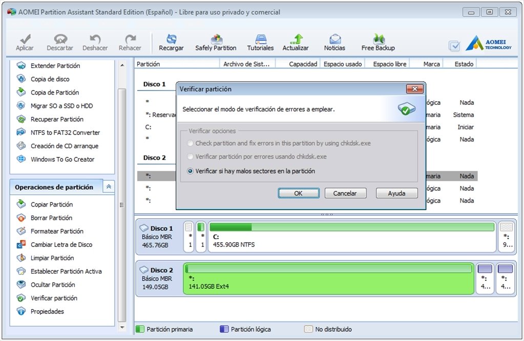 Aomei Partition Assistant download the last version for apple