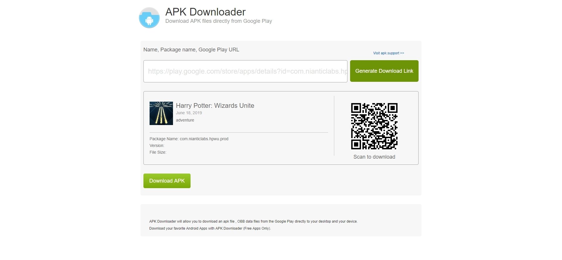 APK Downloader, Software