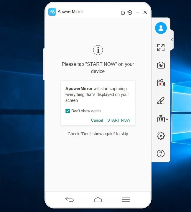 apowermirror for windows 10 download