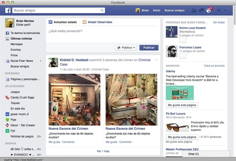 facebook app for macbook air