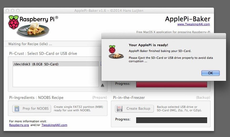 raspberry pi apple pi baker