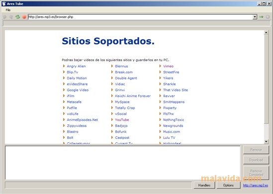 Descargar Ares Tube 4.0 para PC - Gratis en Español