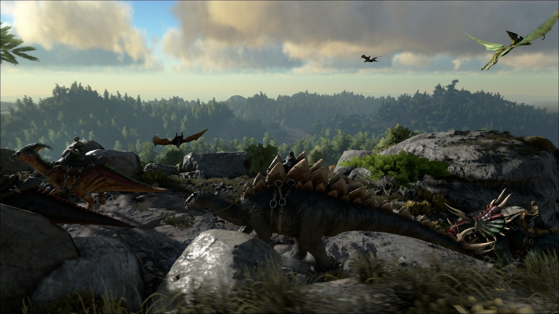 Como domar dinossauros em Ark: Survival Evolved, game de ação para PC?