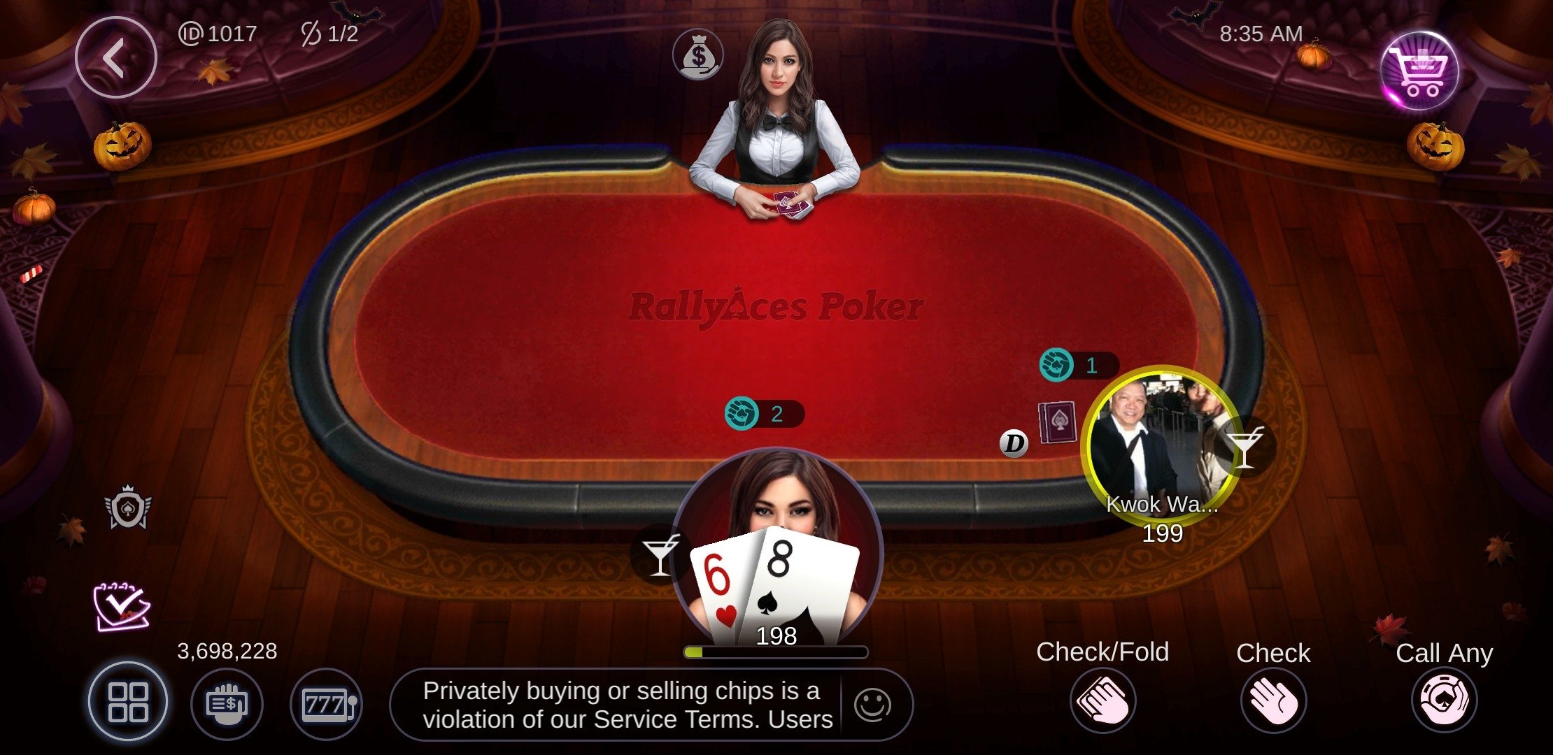 Experiencia de Poker Realista