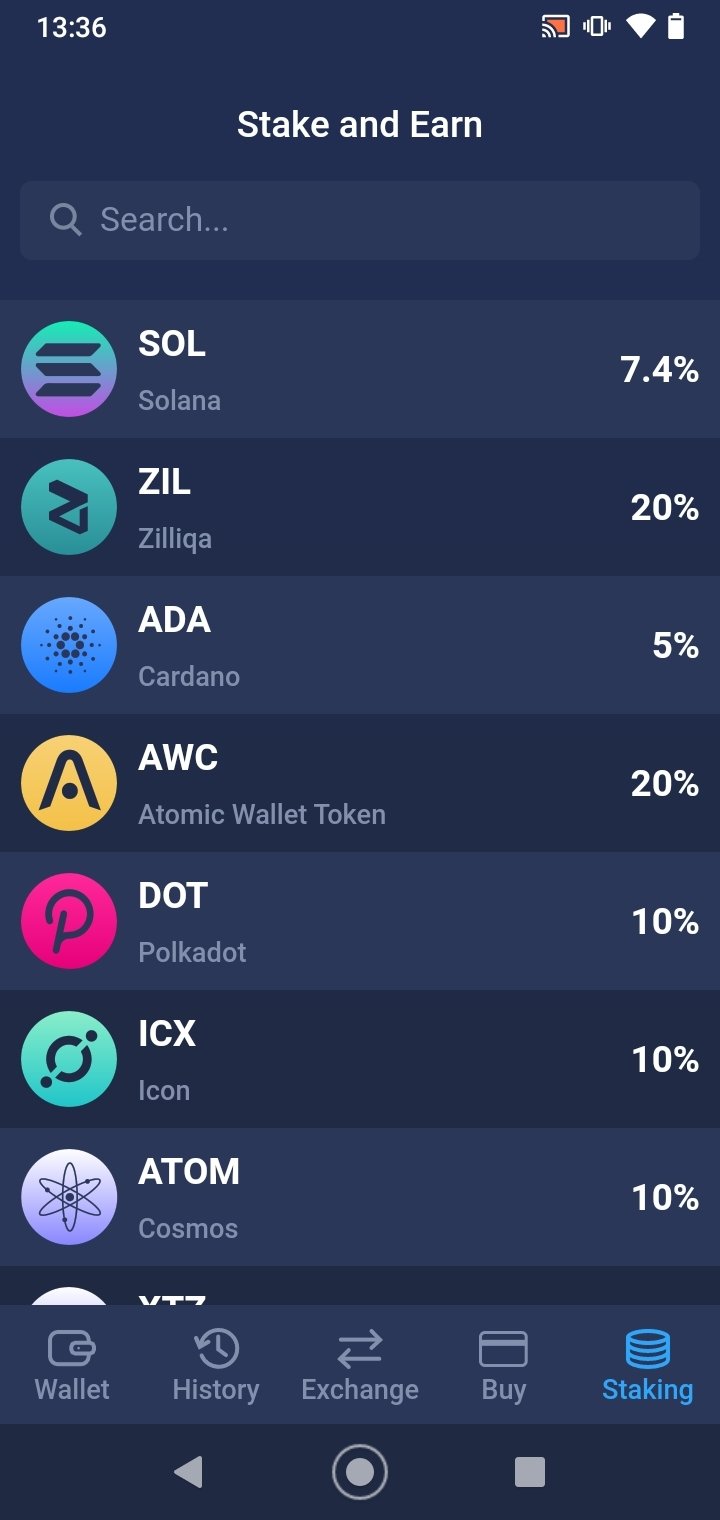 is atomic wallet on android