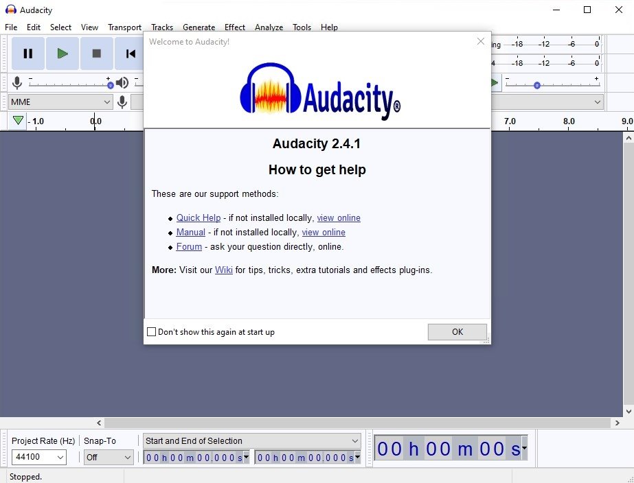 audacity windows 8