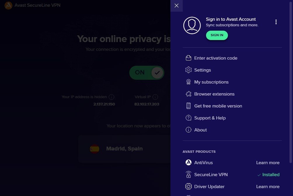 avast secureline vpn for mac download