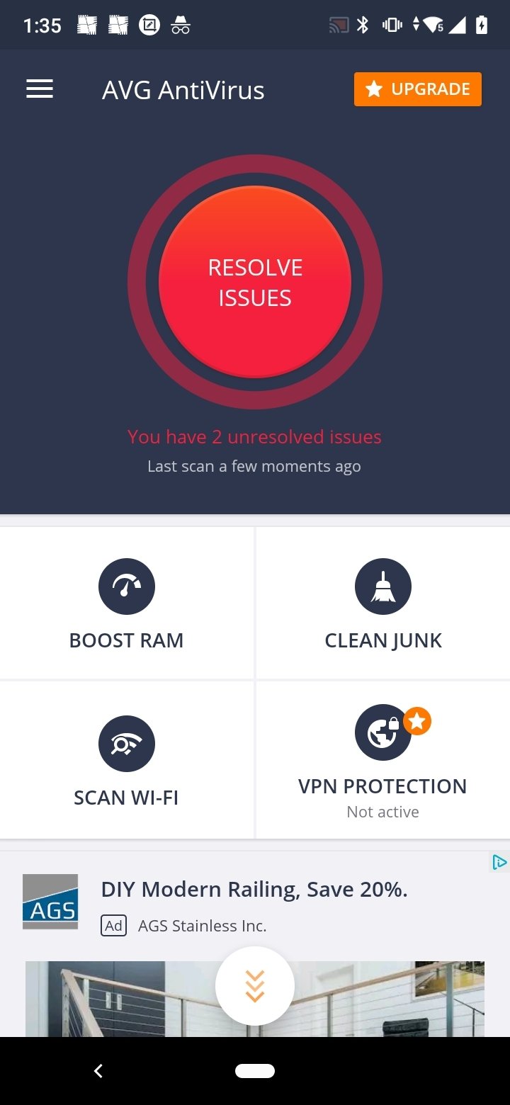 avg antivirus 2019 for android security edit to free